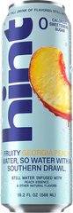 hint® Georgia Peach water - 12 pack 19.2oz still cans