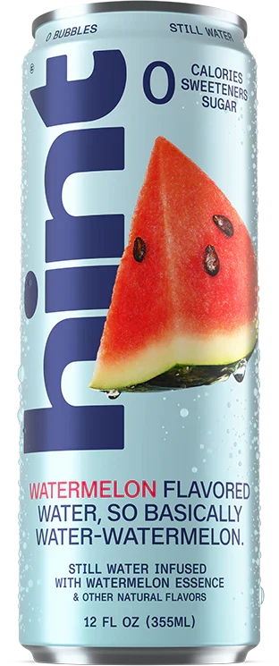 hint® Watermelon water - 12 pack 12oz still cans
