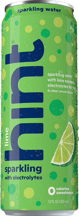 hint sparkling with electrolytes - lime