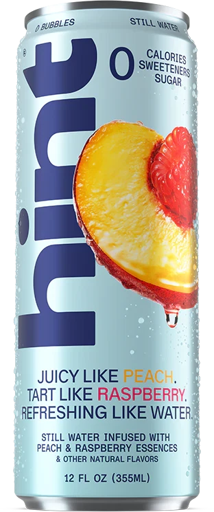 hint® Peach Raspberry water - 12 pack 12oz still cans