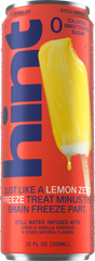 hint® Lemon Zest Freeze water - 12 pack 12oz still cans