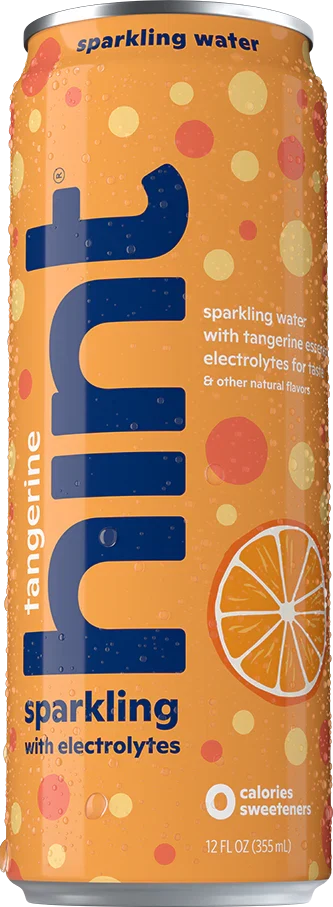hint sparkling with electrolytes - tangerine
